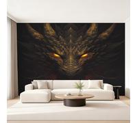 Générique Papier Peint Panoramique Dragon 450x315, Tapisserie Murales Papier Peint Animaux Fantastique Décoration Murale Salon, Intissé Wallpaper W&50