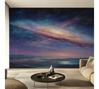 Générique Papier Peint Panoramique Espace Galaxie, Papier Peint Univers Nébuleuse Fond pour Chambre Wallpaper, Fresque Murale pour Salon Salle Deco Murale, 500x350cm D&O192