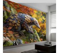 Générique Papier Peint Panoramique Forêt Animaux Pangolin, Photo Mural Moderne 300L x 210H cm - Papier Peint Décoration de Maison Nature pour Salon Chambre Chambre des Enfants Bureau