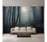 Générique Papier Peint Panoramique Forêt Gothique, Papier Peint Forêt Mystérieux Fond pour Chambre Wallpaper, Fresque Murale pour Salon Salle Deco Murale, 100x70cm D&O68