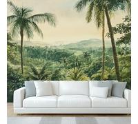 Générique Papier Peint Panoramique Forêt Tropicale, Papier Peint Jungle Palmier Vert, Fresque Murale, Decoration Chambre Salon, 350 x 256 cm