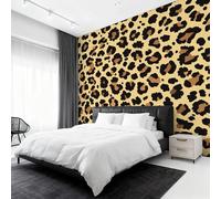 Générique Papier Peint Panoramique Léopard 150x105, Tapisserie Murales Papier Peint Imprimé Animal Guépard Décoration Murale Salon, Intissé Wallpaper W&42