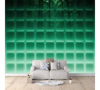 Générique Papier Peint Panoramique Pixel Vert Olive, Wallpaper Art Photo Géométrie Carréefond Mur Tv Couleurs Éclatantes Cache Les Imperfections Du Mur Murale Intissé Durable Sans Odeur 200X140cm