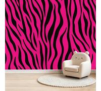 Générique Papier peint Panoramique pour Enfant 200 x 140 cm - Photo Murale Striped zèbre mode - Revêtement Mural Décoratif - Décoration pour Salon, Chambre, Cuisine, Salle de Bain, Ado