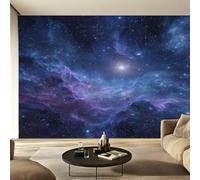 Générique Papier Peint Panoramique Univers Galaxie, Papier Peint Ciel Étoilé Fond pour Chambre Wallpaper, Fresque Murale pour Salon Salle Deco Murale, 100x70cm D&O184