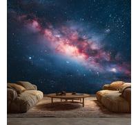 Générique Papier Peint Panoramique Univers Galaxy 3D - Papier Peint Pour Chambre, Salon, Mur TV Artistique, Restaurant Décoration Image Photo Murale, 100 x 70 cm S107