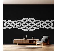 Générique Papier Peint Panoramique Viking 250x175, Tapisserie Murales Papier Peint Mythologie Nordique Celtique Décoration Murale Salon, Intissé Wallpaper W&95