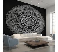 Générique Papier Peint Panoramique Viking 280x200, Tapisserie Murales Papier Peint Mythologie Nordique Celtique Décoration Murale Salon, Intissé Wallpaper W23