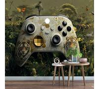 Générique Papier Peint Pelable Et Autocollant Manette De Jeu Fresque Murale 3D Autocollante Tigre Mural Pour Adultes Enfants Chambre Photo Art Décor Peintures 300 x 210 cm