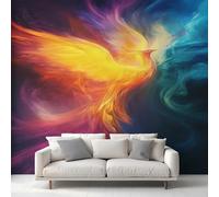 Générique Papier Peint Phénix Papier Peint Panoramique Fire Power Mythologie Grecque Papiers Peints Intissé Fresque Murale, Decoration Chambre Salon Wallpaper, 366 x 254 cm 10&JG