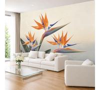 Générique Papier Peint Photo 3D Motif Oiseau De Paradis Papier Peint 159 × 280 cm (L × H) Intissé Décoration Murale Moderne pour Salon Ou Chambre D'Enfant.
