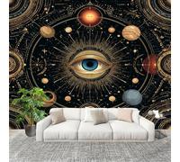 Générique Papier Peint Photo Auto-Adhésif 200x140 cm ThèMe Fantasy Star Peler Et Coller 3D Panoramique Papier Peint Brun Fresque Murale HD Intissé Poster Geant Stickers muraux