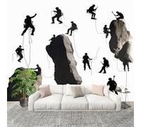 Générique Papier Peint Photo Auto-Adhésif 400x280 cm Sports ExtrêMes Escalade Peler Et Coller 3D Panoramique Papier Peint Blanc Fresque Murale HD Intissé Poster Geant Stickers muraux