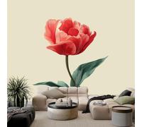 Générique Papier Peint Photo Intissé 300 x 210 cm, Papier Peint Mural Panoramique Géant, Décoration Murale Floral Tulipe Imprimée pour Salon Chambre Couloir Hôtel Mur TV