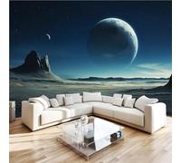 Générique Papier Peint Planète Désert 3D Panoramique intissé Murale Paysage Cosmique Papier Peint xxl Fresque Murale Moderne Peinture Murale Décorative pour Salon Chambre 500x280 12yf90