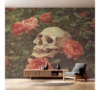 Générique Papier Peint Squelette Rose 300x210 cm (L x H)