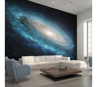 Générique Papier Peint Univers Papier Peint Panoramique Galaxie Espace Cosmique Ciel étoilé Papiers Peints Intissé Fresque Murale, Decoration Chambre Salon Wallpaper, 500 x 260 cm C&15