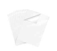Générique Papier Vinyle A4 pour Impression Jet d’Encre, 100 Feuilles | Autocollant, imperméable et simple face, finitions brillantes, mates ou PET pour loisirs créatifs(Glossy Silver)