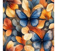 Générique Papillon Coloré Papier Peint Épaissir Mat Auto Adhésif 44x200 cm Aquarelle Art Meubles Autocollants Amovible Comptoir Contact Papier Stickers Muraux pour Bains Salon Chambre
