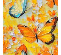 Générique Papillon Fleurs Papier Peint Épaissir Mat Auto Adhésif 44x500 cm Pigments Peinture Meubles Autocollants Amovible Comptoir Contact Papier Stickers Muraux pour Bains Salon Chambre