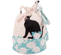 Générique Paquet à Main Kimono Japonerie Beige Léger Finition Soignée, Pochette de Kimono Adorable pour Maquillage ou Transport, pour Sorties et Promenades