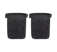 Générique Paquet à Outils Infirmière 2pcs en Nylon Noir Multiples Compartiments, Ceinture Ergonomique et Légère pour Longues Gardes et Réparations à Domicile