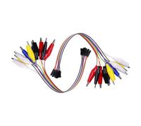 Générique Paquet de 2 Fils électriques de Couleur identifiée intégrant des extrémités à Pince pour garantir Une Connexion Anti-erreurs dans Les Circuits