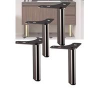 Générique Paquet de 4 Pieds de Meubles, Pieds de Table en épingle à Cheveux en métal, Pieds en Acier soudés Robustes for Bricolage canapé Chaise Banc Table Basse(Grey,Height 20 cm)