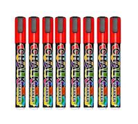 Générique Paquet de 8 stylos marqueurs à craie pour tableau d ' affichage, pointe Fine effaçable à l ' eau de 6 Mm pour les panneaux LED, les panneaux de verre et la messagerie de vente détail