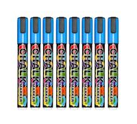 Générique Paquet de 8 stylos marqueurs à craie pour tableau d ' affichage, pointe Fine effaçable à l ' eau de 6 Mm pour les panneaux LED, les panneaux de verre et la messagerie de vente détail
