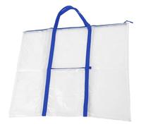 Générique Paquet de Portfolio de Peinture Bleu en Plastique avec Poignées, Paquet de Rangement Pratique avec Compartiment Séparé pour Affiches et Œuvres d'art