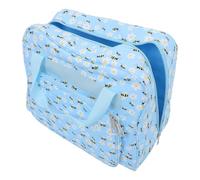 Générique Paquet de Transport Portable pour Machine à Coudre Grand Paquet Fourre-Tout Bleu avec Poches Multiples Tissu Oxford 600D Résistant Structure à roulettes Suspendre Pratique pour