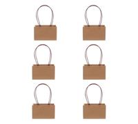 Générique Paquet en Papier Kraft Poignées Résistantes et Pliables Lot de 6 pour Fleurs Imperméables pour Plantes en Pot et Décor de Balcon