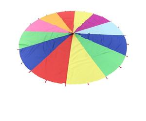 Générique Parachute - Jeu Collectif Volant | 6 Pieds avec 10 Balles | Arc-en- Multicolore Extérieur, Entraînement Ludique Condition Physique Matériel Sportif, Activité Interactive Équipe pour 3-6 an
