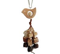 Générique Parakeet Chew Toys, Natural Wooden Bird Toys, Colorful Chewing Accessories, Birds Cage Entertainment for Cockatiels, Parakeets, Conures, Lovebirds, Small to Medium Parrots and Macaws