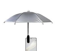 Générique Parapluie de téléphone Portable | Pare-Léger pour Smartphone avec Clip,Parasol Portable - pour Piscine, Voyage, Vacances, extérieur, vidéo, Photo, Voiture, Bureau, Sac à Dos, Ados et