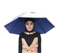 Générique Parapluie de tête | Abat-Jour réfléchissant la Chaleur à Large Bord réglable, Chapeau de Mains Libres pour la pêche à la Plage, randonnée d'été, Voyage, Travail de Jardinage, Golf
