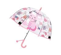 Générique Parapluie Enfant | Poignée antidérapante à bouton-poussoir - Ombrelle transparente pour pour la pluie - pour Extérieur Plage Voyage Randonnée Pique-nique Marche Trajet Quotidien Pluie