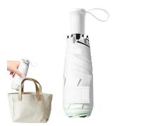 Générique Parapluie Pliable, Mini-Parapluie Compact Anti-UV de Poche, Anti-Chaleur Anti-Vent Mini pour Protection Soleil et Pluie - Imperméable Tout Temps avec Design Portatif