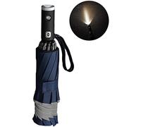 Générique Parapluie Pliant Inversé, Parapluie De Sécurité à LED