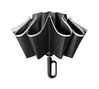 Générique Parapluies Automatiques | Parapluie Anti-Vent de Voyage Anti-UV,Protection UV et Bandes Réfléchissantes pour Adultes et