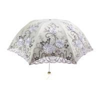 Générique Parapluies De Pluie - Imperméable Résistant Au Vent Et Au Soleil Avec Dentelle,Parapluie Parasol à Dentelle pour Pluie,pour Plein Air Parc Plage Pique-Nique Voyage Randonnée Pêche