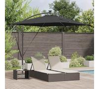 Générique Parasol Banane à mât déporté Noir 249 x 249 x 250 cm,Maison & Jardin,Pelouses & Jardins,Vie en extérieur,Parasols & voiles d'ombrage-42003403