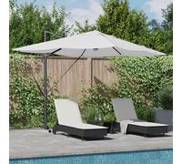 Générique Parasol Cantilever Roma avec LEDs, Sable, 352x251x265 cm, en Aluminium.,Maison & Jardin,Pelouses & Jardins,Vie en extérieur,Parasols & voiles d'ombrage,Beige,23.46 KG,42003359