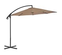 Générique Parasol de Jardin en Porte-à-Feux avec Poteau en Acier Taupe,Maison & Jardin, Pelouses & Jardins, Vie en extérieur, Parasols & voiles d'ombrage, Taupe (Poids 13.2KG)