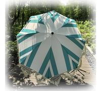 Générique Parasol De Plage 200cm avec Pampilles Parasol De Jardin Style Bohème Parasol D’extérieur Inclinable Design Inclinable Base Non Incluse pour Pelouses Et Piscines(Green)