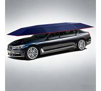 Générique Parasol De Voiture Entièrement Automatique avec Télécommande, Tente Voiture Universelle 4,2/4,6/5,2 M, Abri Voiture Portable Pliable, Auvent Voiture Anti UV(4.60m/15ft)
