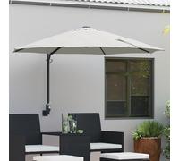 Générique Parasol Déporté Sable Polyester, Aluminium Grand Pliable,Parasols & voiles d'ombrage,8.85KG-42003227