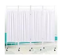 Générique Paravent médical Mobile, 3/4/5/6/7/8 Panneaux, séparateur de pièce Portable, écran de confidentialité Pliable de 1,8 m avec roulettes pour Salons de beauté, cliniques, cabinets méd