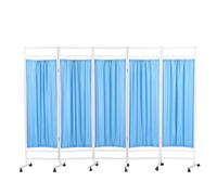 Générique Paravent médical Mobile, 3/4/5/6/7/8 Panneaux, séparateur de pièce Portable, écran de confidentialité Pliable de 1,8 m avec roulettes pour Salons de beauté, cliniques, cabinets méd
